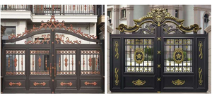 Designs <span class=keywords><strong>de</strong></span> portails en aluminium pour maisons/Style rétro européen <span class=keywords><strong>Porte</strong></span> <span class=keywords><strong>d</strong></span>'<span class=keywords><strong>entrée</strong></span> en aluminium Portail <span class=keywords><strong>de</strong></span> maison/Designs <span class=keywords><strong>de</strong></span> portails principaux en aluminium - Product Image 2