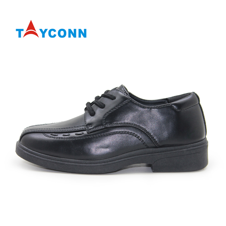 Детская модная обувь из искусственной кожи, школьная форма для мальчиков