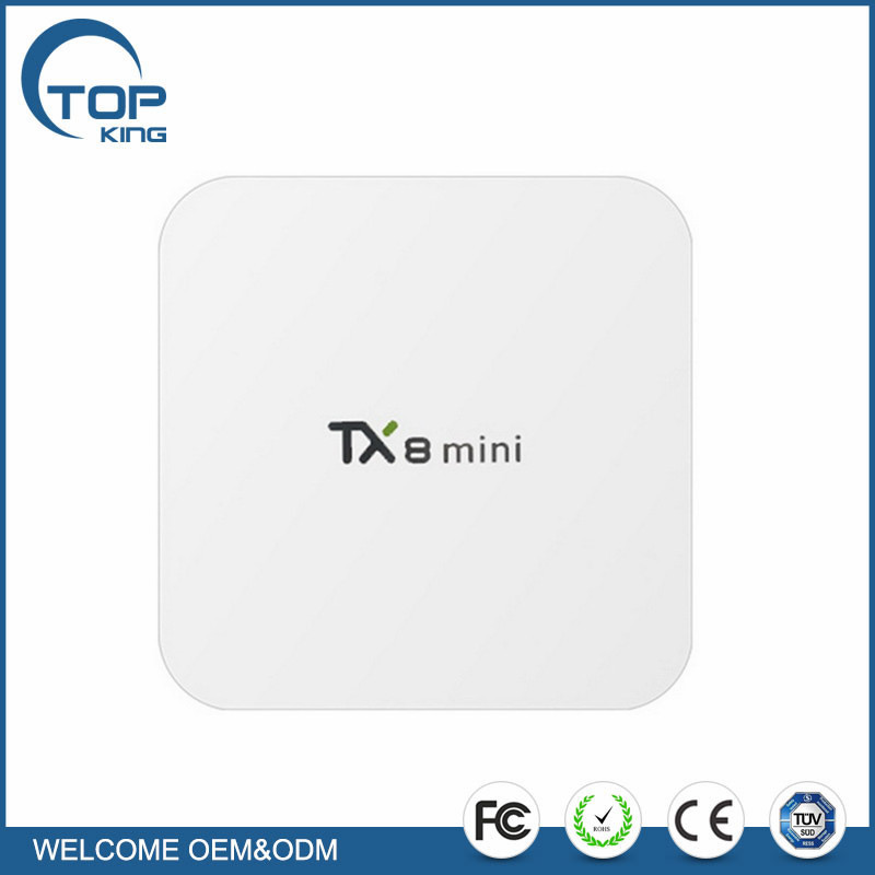 2017 NUEVA Marca TX8 Mini s912 2G 16G android 6.1 malvavisco tv box KODI fabricados en China dual WIFI TV CAJA