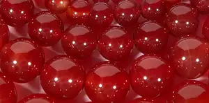 Perles rondes en agate rouge naturelle en gros pour la fabrication de bijoux, collier et bracelet