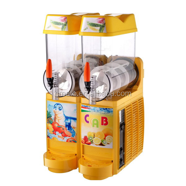 Два резервуара для граниты, машина для производства слякошек, машина для приготовления смузи