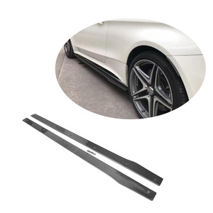 Extension de jupe latérale en fibre de carbone W205 C63 pour Mercedes <span class=keywords><strong>AMG</strong></span> 15-17 - Product Image 2