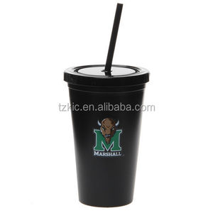 Noir 16oz. Tasse à paille transparente Sip N' Go - Product Image 2