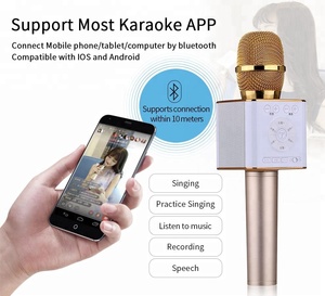 Condensador <span class=keywords><strong>en</strong></span> el escenario micrófono de PC para Home Entertainment/<span class=keywords><strong>Karaoke</strong></span>/grabación/bar Net radiodifusión - Product Image 2