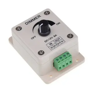 Entrada dc12-24v led interruptor dimmer para luzes led