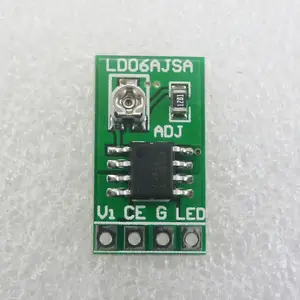 DC 3.3 V 3.7 V 5 V LED 驱动器 30-1500MA 恒流可调模块用于 USB LED 的 PWM 控制板手电筒 18650 锂离子