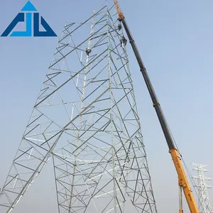 Promotional High Density 110kv Power Electric Transmission Line Type Of Steel Lattice Tower