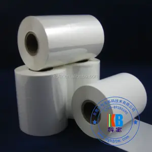 Etiqueta térmica impressora de código de barras, etiqueta adesiva branca da impressora térmica da cor da resina