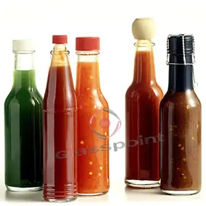 Spicy foods bottle, glass bottle for canning, sauce