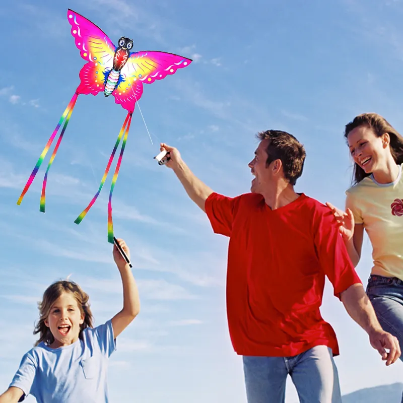 मॉडलिंग तितली पतंग कारखाने का उत्पादन करने के लिए कस्टम, बच्चों के मनोरंजन पतंग