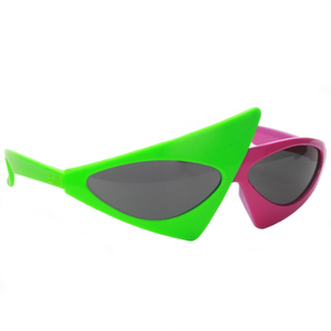 Gafas de sol divertidas con contraste estilo Roy Purdy, anteojos triangulares asimétricos de estilo Hip Hop, suministros para fiesta, novedad - Product Image 3