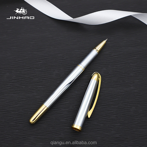 <span class=keywords><strong>Penna</strong></span> <span class=keywords><strong>Stilografica</strong></span> Jinhao 606 con Parti Dorate di Lusso, <span class=keywords><strong>Penna</strong></span> Roller con Pennino <span class=keywords><strong>Fine</strong></span> Artistico Curvo, Regalo Celebrativo - Product Image 4