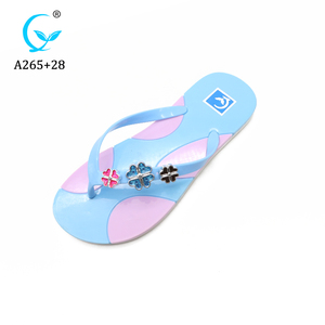 2019 de alta calidad de pvc de plástico impreso flip-flops zapatillas <span class=keywords><strong>Sandalias</strong></span> de las mujeres - Product Image 4