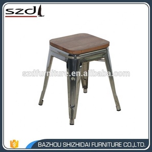 Style industriel bas prix moderne en métal siège en bois spciling <span class=keywords><strong>casino</strong></span> bistrot <span class=keywords><strong>café</strong></span> bar boutique tabouret TMC-001W - Product Image 3