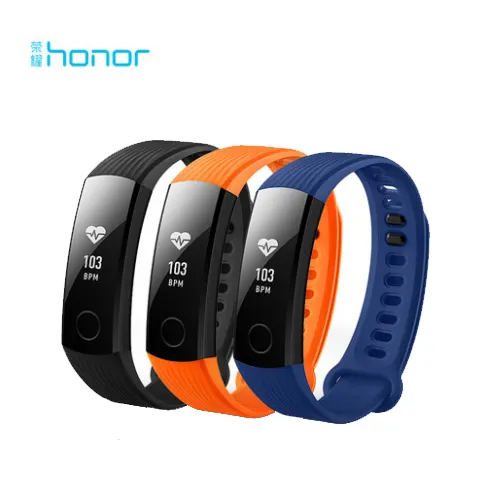 Original Huawei Honor Band 3 Smart Wristband Bracelet 5ATM 0.91" OLED Screen Touch pad Heart Rate Monitor Push Message