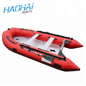Bateau <span class=keywords><strong>de</strong></span> <span class=keywords><strong>sauvetage</strong></span> gonflable <span class=keywords><strong>en</strong></span> aluminium HAOHAI A430 Chine 4,3 m pour la pêche à la dérive, tubes <span class=keywords><strong>en</strong></span> PVC/Hypalon, capacité <span class=keywords><strong>de</strong></span> 8 personnes, garantie <span class=keywords><strong>de</strong></span> 3 ans - Product Image 3
