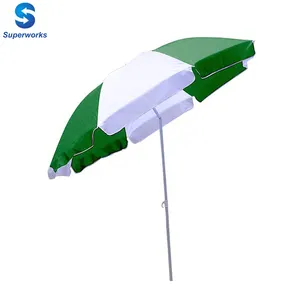 Standard size custom printing Blue beach umbrella