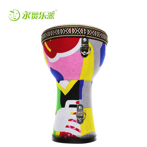 Wholesale African <span class=keywords><strong>percussion</strong></span> 8.10.12 inch drum djembe professional performance wholesale hand drum baby toys - Product Image 5