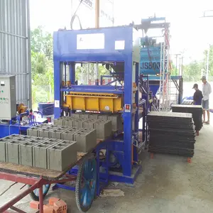 QT5-15 Semi Automatic Hollow Block /Paving block /Solid Block Making Machine Manufacturer from Huatong