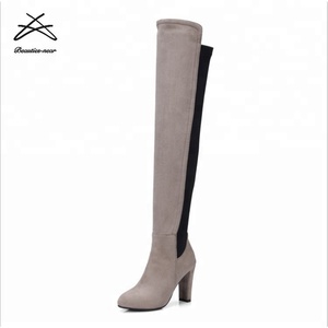 Le ultime scarpe da <span class=keywords><strong>donna</strong></span> di Design fantasia tacchi a blocchi Stock <span class=keywords><strong>stivali</strong></span> invernali a <span class=keywords><strong>basso</strong></span> prezzo da <span class=keywords><strong>donna</strong></span> - Product Image 5