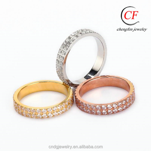 Mooie Goedkoopste Tat Ring Mode Sieraden Fabriek Directe Verkoop Nieuwste Gouden Vrouwen Bruiloft Edelsteen Ring - Product Image 3