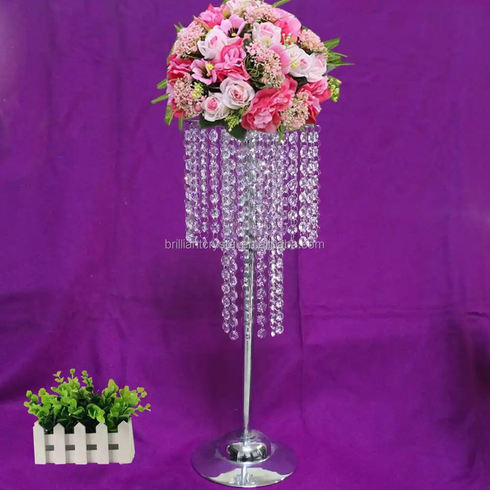 Mesa de boda de cristal de alta calidad, centro de mesa de árbol para decoración de fiesta