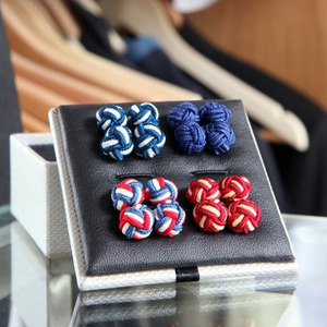 Consegna rapida 3 gemelli con nodo in seta colore - Product Image 4