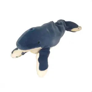 Deniz memeli hayvanlar peluş oyuncak kambur balina
