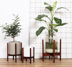 Supporto per Piante <span class=keywords><strong>Grande</strong></span> in Legno Portavaso per Interni o Esterni Decorazione per Piante da Pavimento - Product Image 3