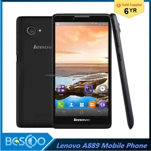 lenovo A889 điện thoại thông minh 6 inch mtk6582 quad core điện thoại di động Android 4.2 điện thoại 8.0mp camera WCDMA GPS