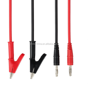 Un couple de câbles de test avec connecteur <span class=keywords><strong>banane</strong></span> et <span class=keywords><strong>pince</strong></span> <span class=keywords><strong>crocodile</strong></span> - Product Image 6