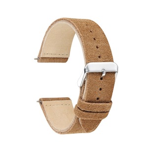 <span class=keywords><strong>Cinturino</strong></span> di ricambio KZ Fashions KZSS01 in <span class=keywords><strong>pelle</strong></span> <span class=keywords><strong>scamosciata</strong></span> vintage con perno a sgancio rapido 18-24mm - Product Image 5