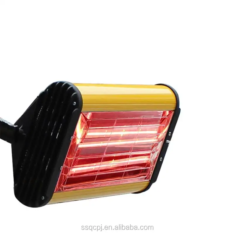 Onde corte auto Alogena Al Quarzo a raggi infrarossi lampade di calore per la pittura auto