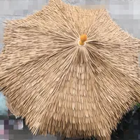 옥외 오락을 위한 고품질 handmade 합성 초가 우산