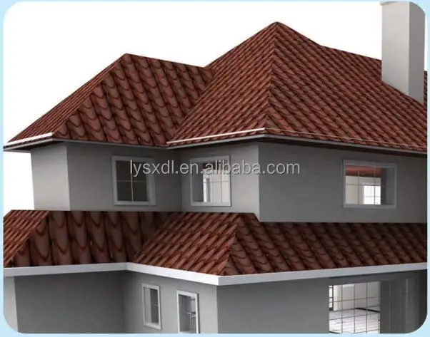 Roof Material Certificate shingle mixed color stone coated steel roof tile/Aluminium Zinc Sheet/Tile Roof asphalt shingles