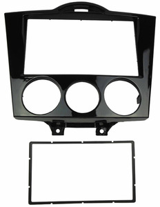 Per <span class=keywords><strong>Mazda</strong></span> RX8 RX-8 2004-2008 Doppio Din Fascia CD DVD Stereo Pannello Staffa di Montaggio Kit di Installazione Faccia Trim piastra - Product Image 1