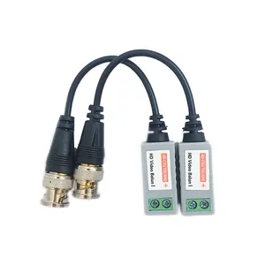 Hot product cheaper price single channel passive CCTV video balun rj45,for coaxial UTP HD CVI TVI AHD cctv balun