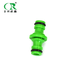 Adaptador de manguera de plástico para jardín, conectores rápidos de 2 vías, <span class=keywords><strong>16mm</strong></span>, precio de fábrica - Product Image 3