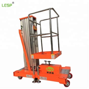 Plateforme élévatrice hydraulique en alliage d'aluminium pour une seule personne/plateformes d'échafaudage électriques réglables - Product Image 5