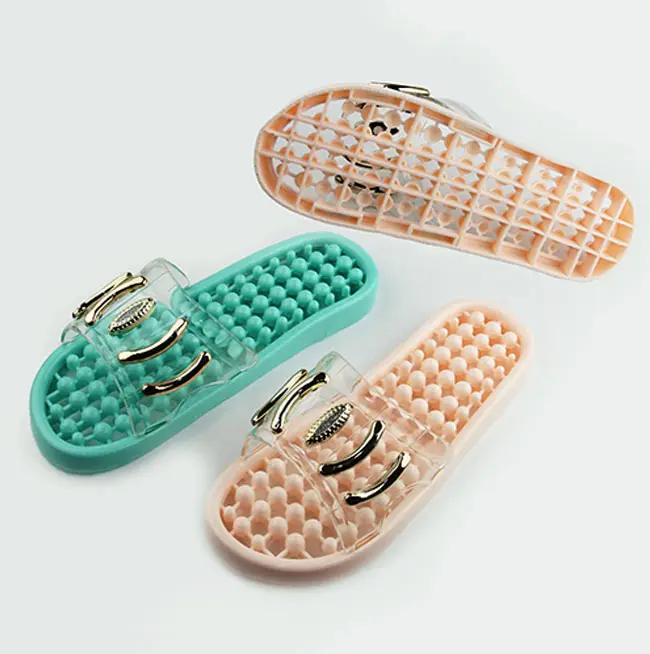 Nuova invenzione 2019 PVC Fabbrica di Perdite di Massaggio Suola pantofole da bagno che fa la macchina Delle Signore Anti-Skid Durevole scivolo sandalo delle donne