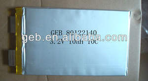 <span class=keywords><strong>3.2</strong></span> В 10ah батарея lifepo4 клетки барбекю-10c - Product Image 1