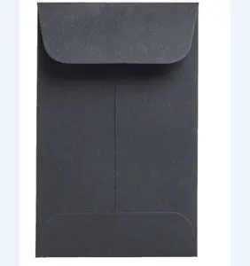 Tùy chỉnh màu đen 70lb Giấy Thủ Công phong bì nhựa một mặt lớp phủ màng mỏng bao bì giấy & bìa - Product Image 1