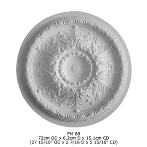 Đồ Trang Trí Polyurethane Mật Độ Cao Trang Trí Đẹp PU Trần Rosettes - Product Image 3