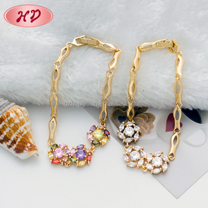 Bijou plaqué or 18K pour mariage, bijou brésilien en zircon, noble, pour filles, vente en gros, nouvelle collection - Product Image 5