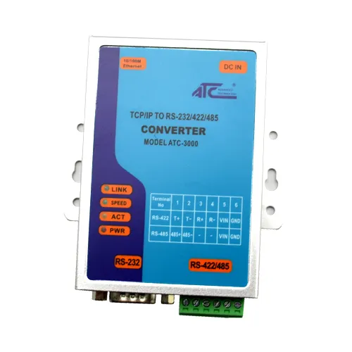 יציאה אחת RS-232/422/485 כדי Ethernet ממיר (ATC-3000)