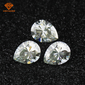 Comercio al por mayor de luz <span class=keywords><strong>verde</strong></span> pera moissanite <span class=keywords><strong>piedra</strong></span> preciosa floja - Product Image 6