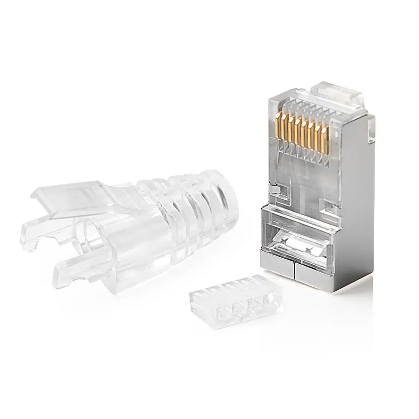 3piece set rj45 male cat6 connector ftp rj45 8p8c plug