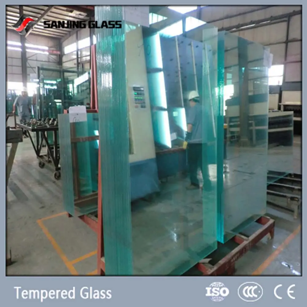 Tempered maximum thickness of glass