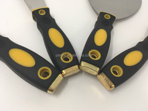 סט סכיני מרק בסיטונאות עם ידית PP/<span class=keywords><strong>TPR</strong></span> אחיזה רכה מגרד צבע מנירוסטה באיכות סופר גבוהה - Product Image 4