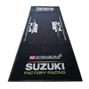 Tapis de <span class=keywords><strong>sol</strong></span> de garage en caoutchouc nitrile lavable en machine avec logo de moto pour moto - Product Image 2